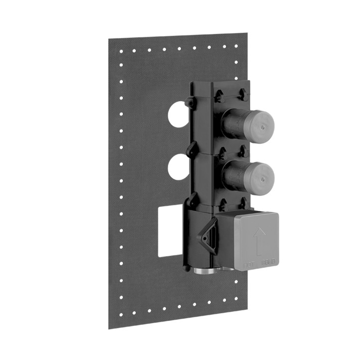 Gessi 43103 parte incasso miscelatore termostatico alta portata 2 uscite indipendenti
