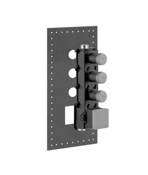 Gessi 43105 parte incasso miscelatore termostatico alta portata 3 uscite indipendenti