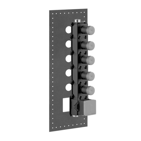 Gessi 43109 parte incasso miscelatore termostatico alta portata 5 uscite indipendenti
