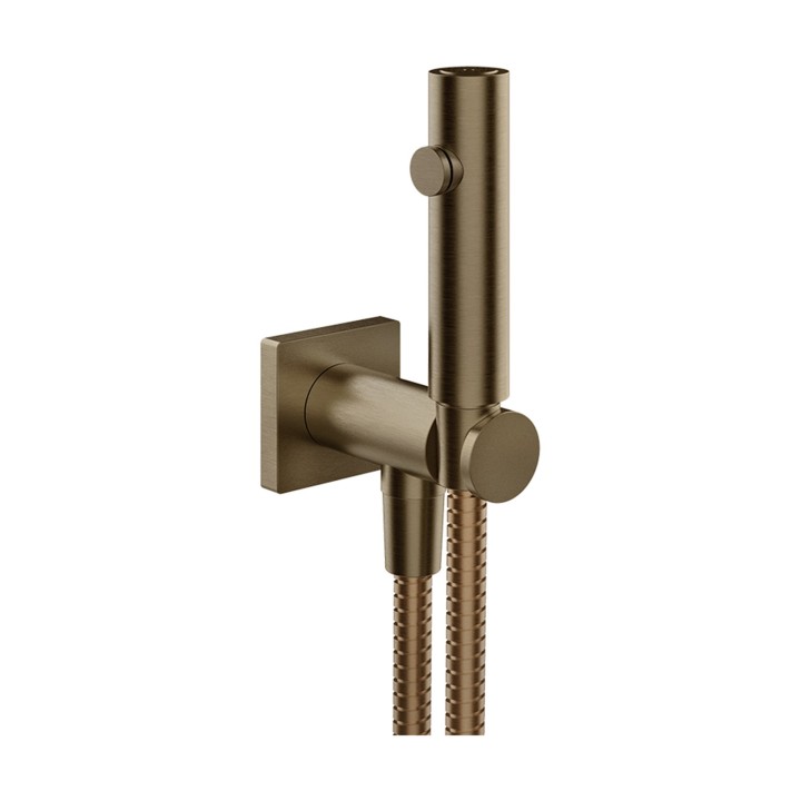 Gessi 59153 doccetta igienica a pulsante shut-off linea RETTANGOLO