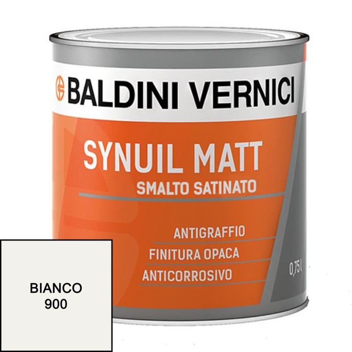 Baldini Vernici SYNUIL MATT smalto satinato anticorrosivo 0,75 LT Baldini Vernici SYNUIL MATT smalto satinato anticorrosivo 0,75 LT