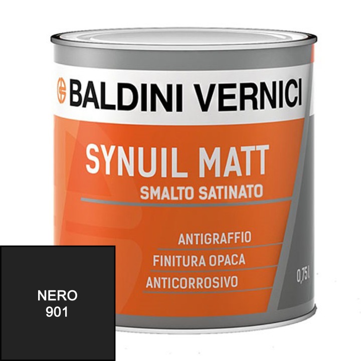 Baldini Vernici SYNUIL MATT smalto satinato anticorrosivo 0,75 LT Baldini Vernici SYNUIL MATT smalto satinato anticorrosivo 0,75 LT