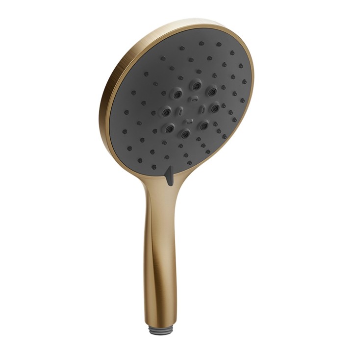 Gessi 14378 doccetta anticalcare tre-getti con inserto nero