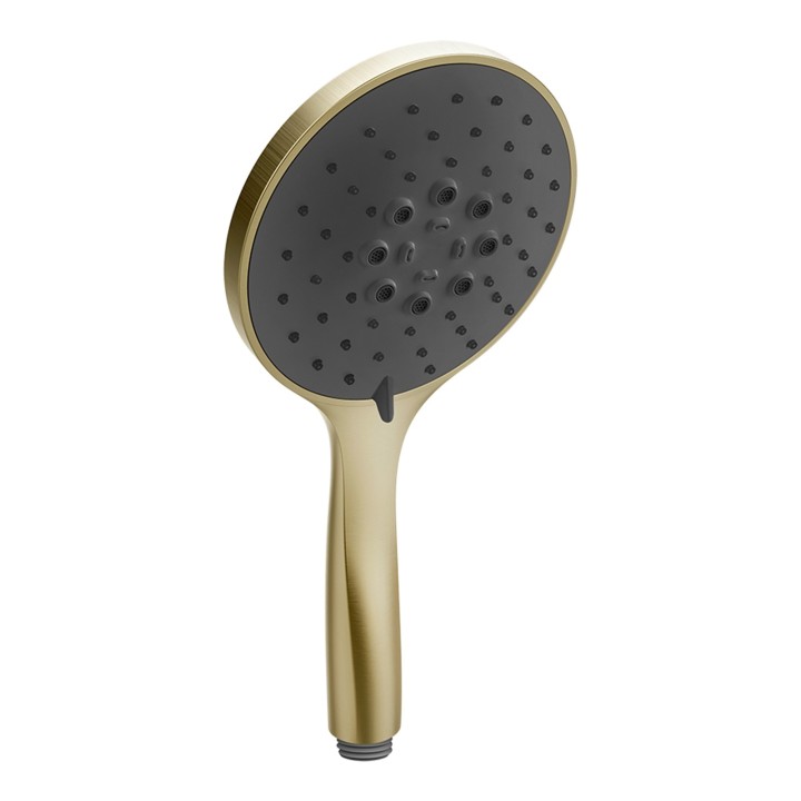 Gessi 14378 doccetta anticalcare tre-getti con inserto nero