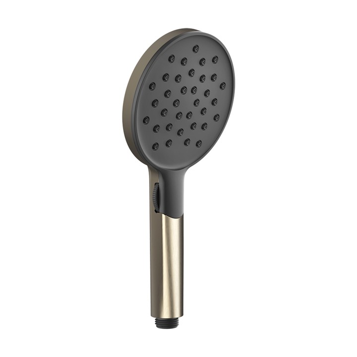 Gessi 47350 doccetta anticalcare due funzioni con selettore a rotella e inserto nero