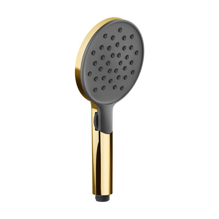 Gessi 47350 doccetta anticalcare due funzioni con selettore a rotella e inserto nero