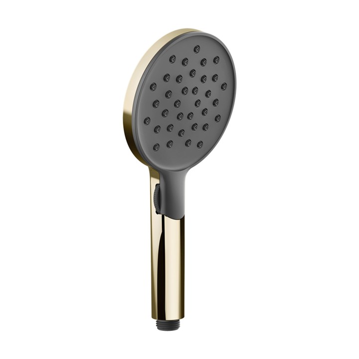 Gessi 47350 doccetta anticalcare due funzioni con selettore a rotella e inserto nero