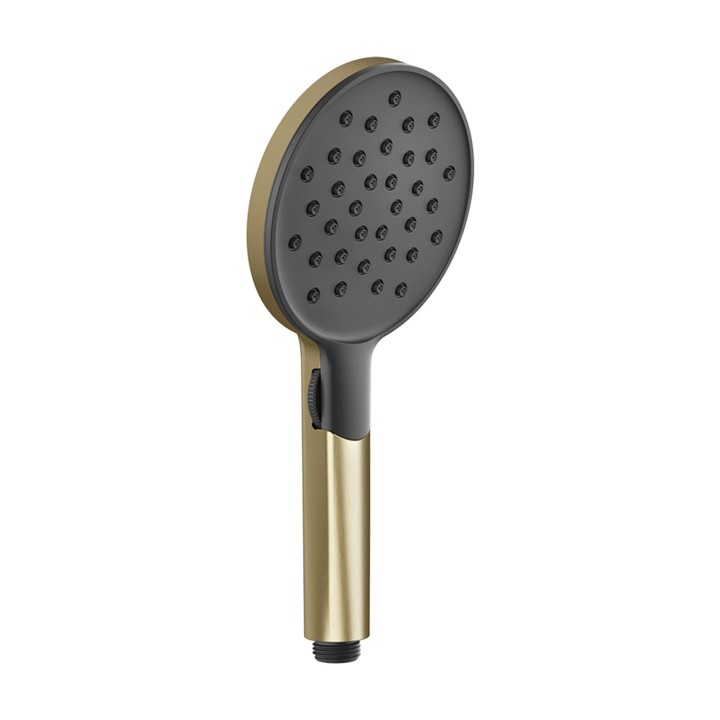 Gessi 47350 doccetta anticalcare due funzioni con selettore a rotella e inserto nero