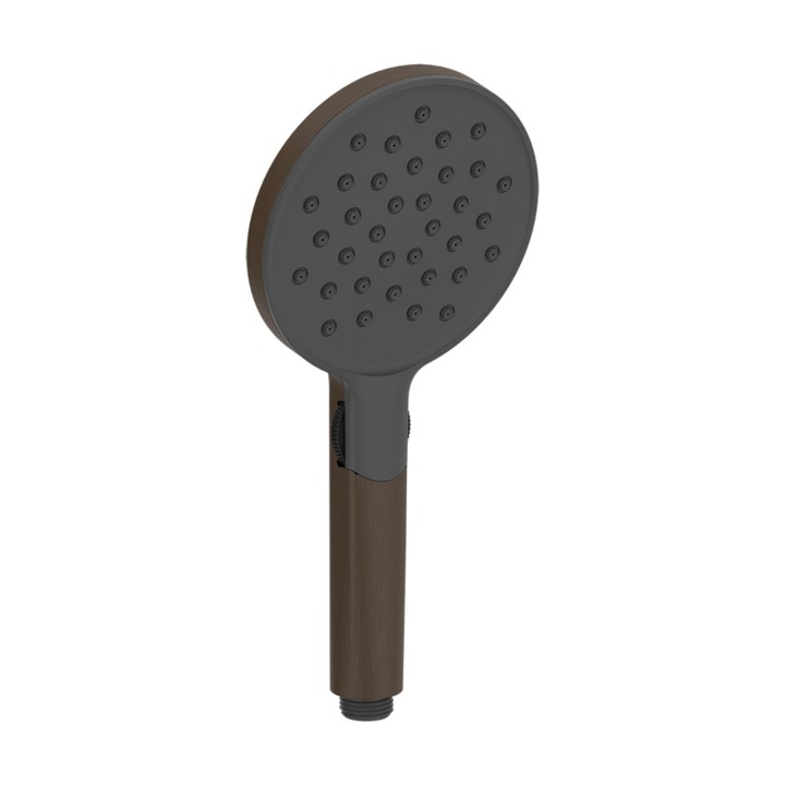 Gessi 47350 doccetta anticalcare due funzioni con selettore a rotella e inserto nero