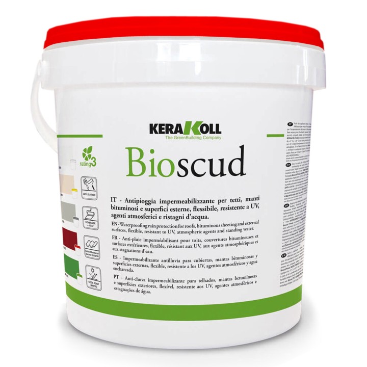Kerakoll BIOSCUD membrana liquida impermeabilizzante acrilica all'acqua 20 KG Kerakoll BIOSCUD membrana liquida impermeabilizzante acrilica all'acqua 20 KG
