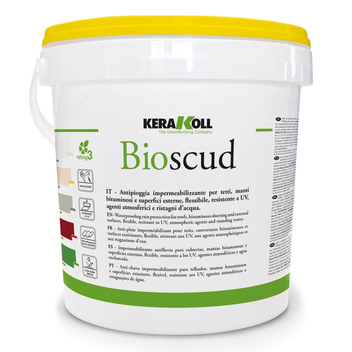 Kerakoll BIOSCUD membrana liquida impermeabilizzante acrilica all'acqua 20 KG Kerakoll BIOSCUD membrana liquida impermeabilizzante acrilica all'acqua 20 KG