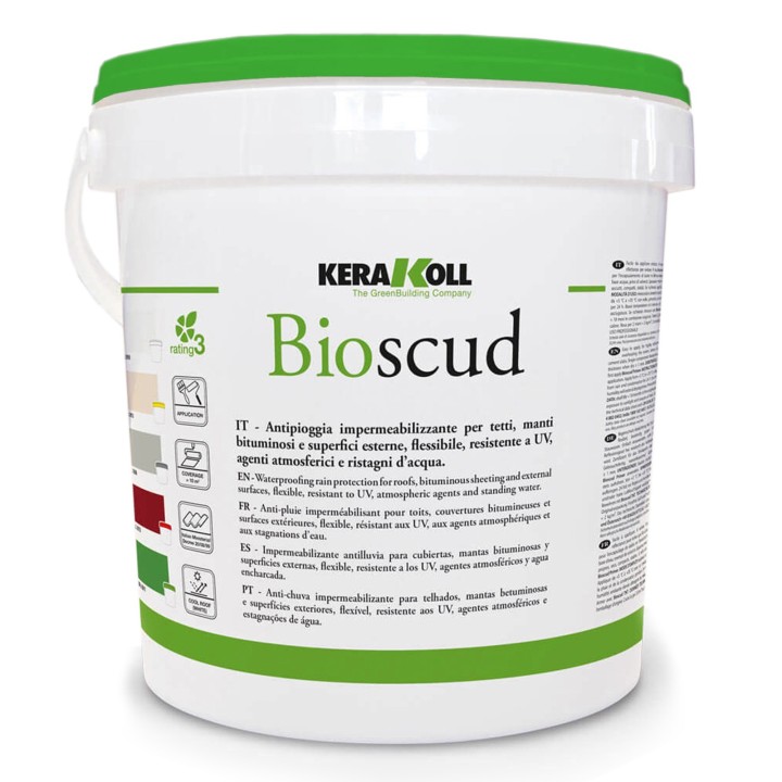 Kerakoll BIOSCUD membrana liquida impermeabilizzante acrilica all'acqua 20 KG Kerakoll BIOSCUD membrana liquida impermeabilizzante acrilica all'acqua 20 KG