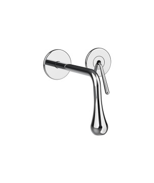 Gessi 33084 parte esterna miscelatore a parete bocca corta linea GOCCIA