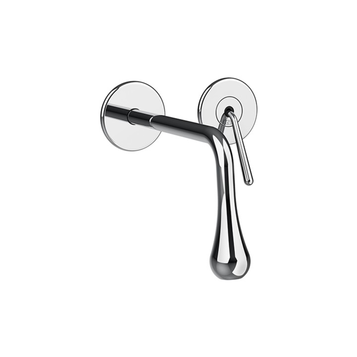 Gessi 33084 parte esterna miscelatore a parete bocca corta linea GOCCIA