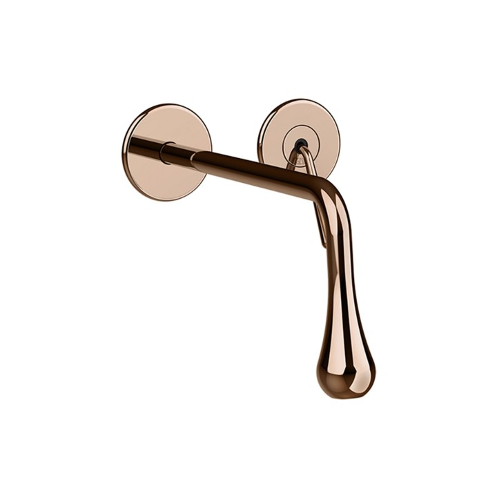Gessi 33086 parte esterna miscelatore a parete bocca lunga linea GOCCIA