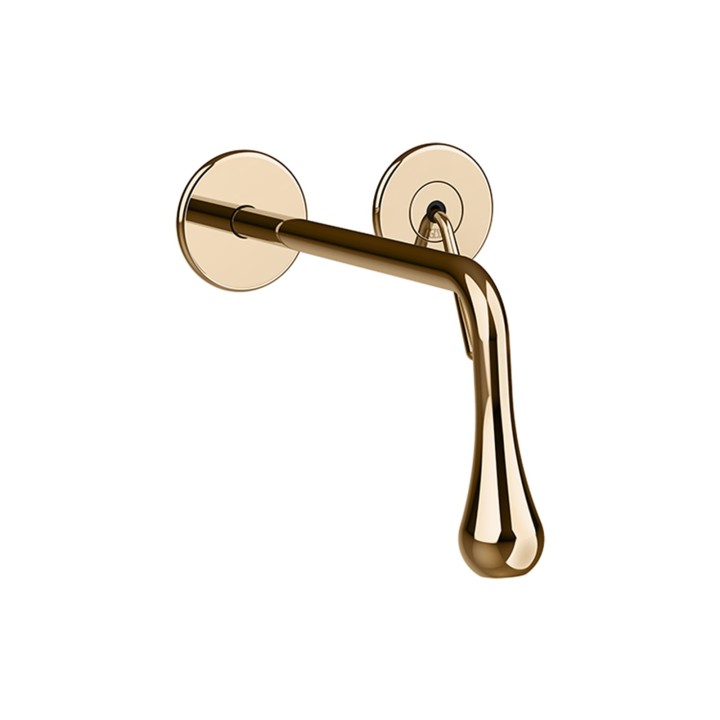 Gessi 33086 parte esterna miscelatore a parete bocca lunga linea GOCCIA