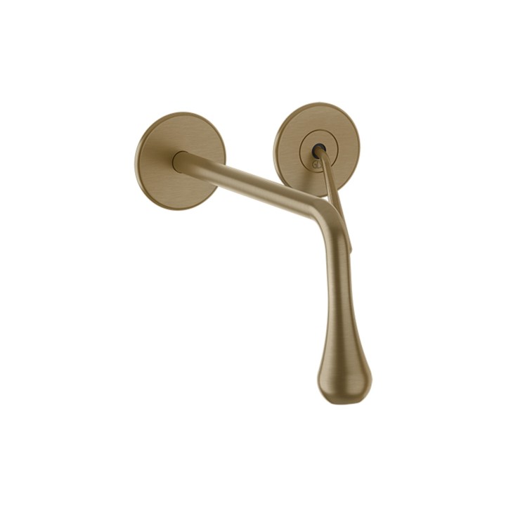 Gessi 33086 parte esterna miscelatore a parete bocca lunga linea GOCCIA