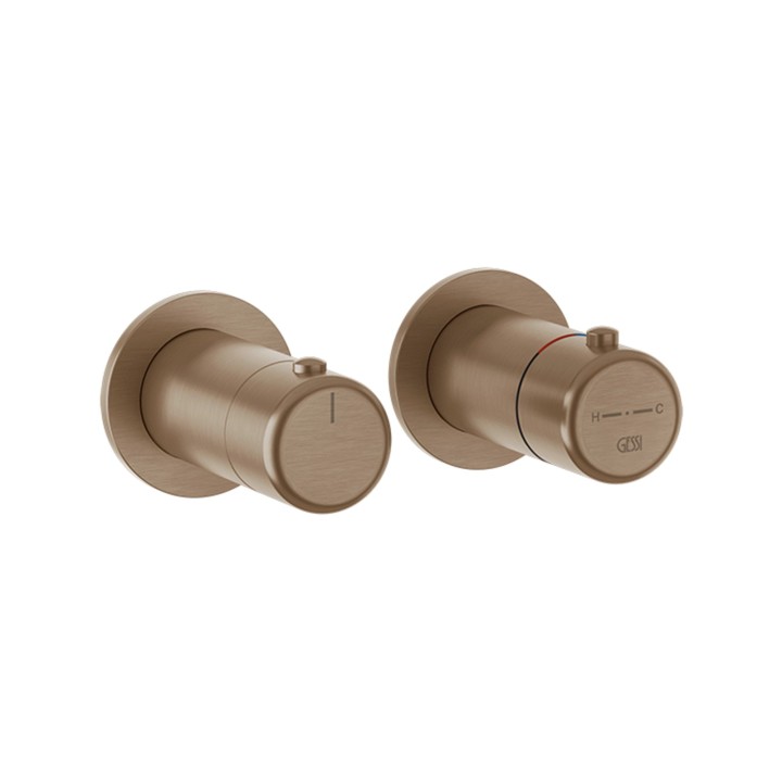 Gessi 33132 parte esterna miscelatore termostatico linea GOCCIA