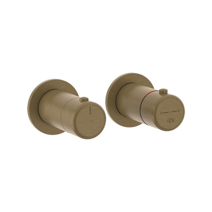 Gessi 33134 parte esterna miscelatore termostatico linea GOCCIA