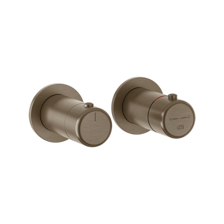 Gessi 33134 parte esterna miscelatore termostatico linea GOCCIA