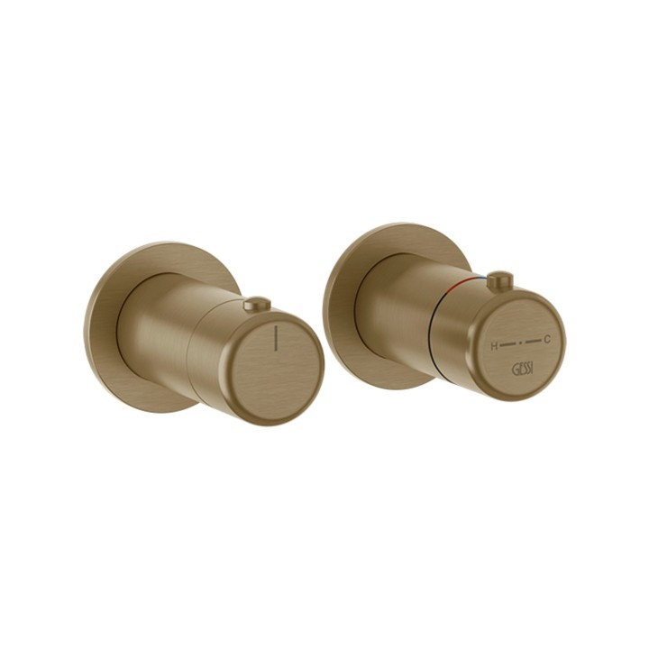 Gessi 33134 parte esterna miscelatore termostatico linea GOCCIA