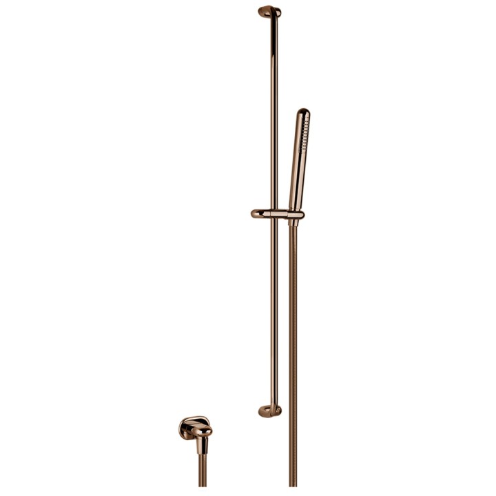 Gessi 33642 asta saliscendi con presa acqua con doccetta anticalcare e flessibile linea GOCCIA