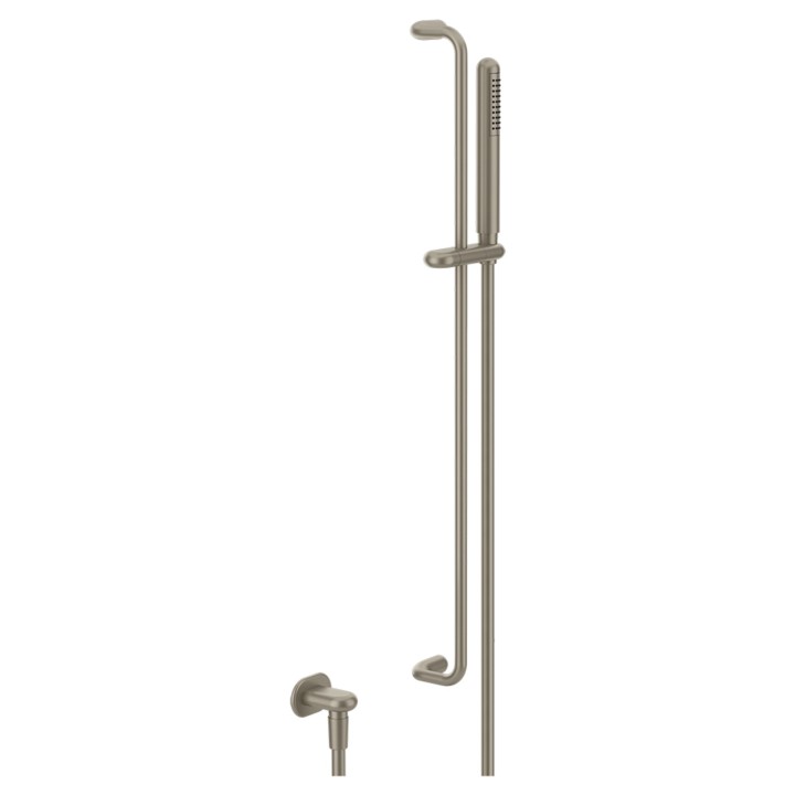 Gessi 33642 asta saliscendi con presa acqua con doccetta anticalcare e flessibile linea GOCCIA