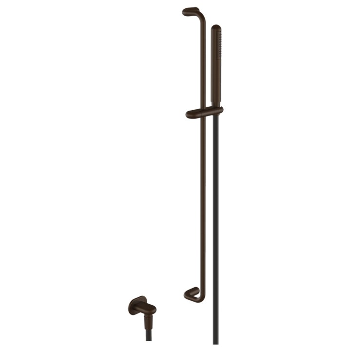 Gessi 33642 asta saliscendi con presa acqua con doccetta anticalcare e flessibile linea GOCCIA