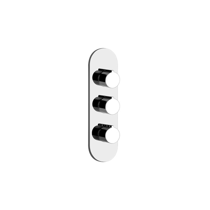 Gessi 43064 parte esterna miscelatore termostatico linea GOCCIA Gessi 43064 parte esterna miscelatore termostatico linea GOCCIA