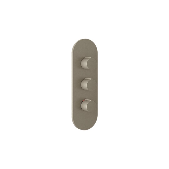 Gessi 43064 parte esterna miscelatore termostatico linea GOCCIA Gessi 43064 parte esterna miscelatore termostatico linea GOCCIA