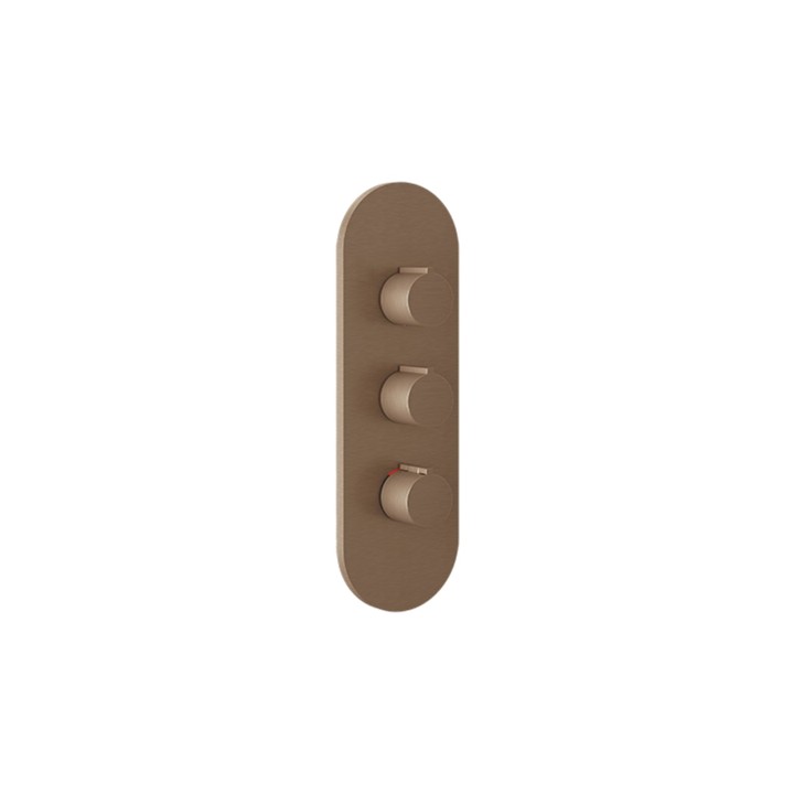 Gessi 43064 parte esterna miscelatore termostatico linea GOCCIA Gessi 43064 parte esterna miscelatore termostatico linea GOCCIA