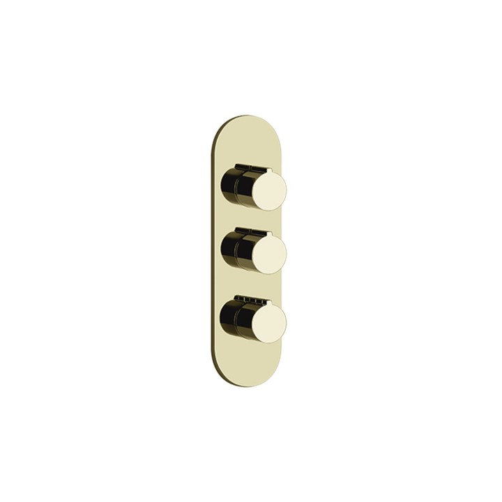 Gessi 43064 parte esterna miscelatore termostatico linea GOCCIA Gessi 43064 parte esterna miscelatore termostatico linea GOCCIA
