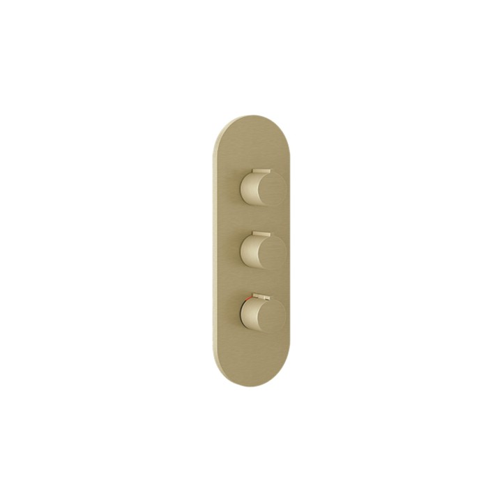 Gessi 43064 parte esterna miscelatore termostatico linea GOCCIA Gessi 43064 parte esterna miscelatore termostatico linea GOCCIA