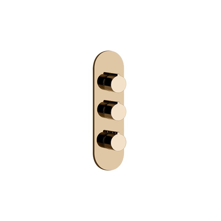 Gessi 43064 parte esterna miscelatore termostatico linea GOCCIA Gessi 43064 parte esterna miscelatore termostatico linea GOCCIA