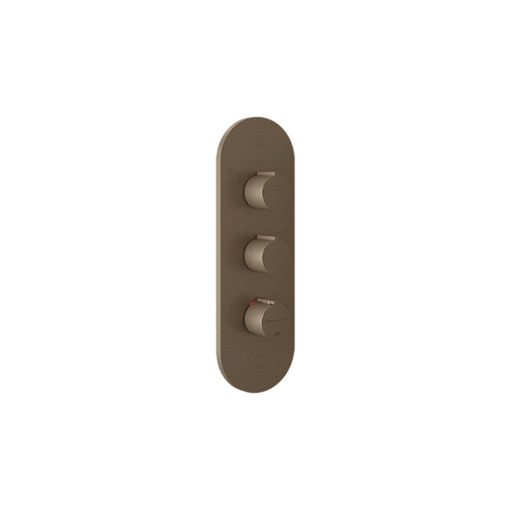 Gessi 43064 parte esterna miscelatore termostatico linea GOCCIA Gessi 43064 parte esterna miscelatore termostatico linea GOCCIA
