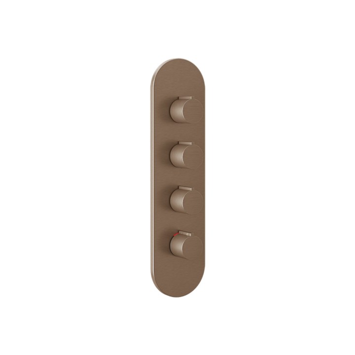 Gessi 43066 parte esterna miscelatore termostatico linea GOCCIA Gessi 43066 parte esterna miscelatore termostatico linea GOCCIA