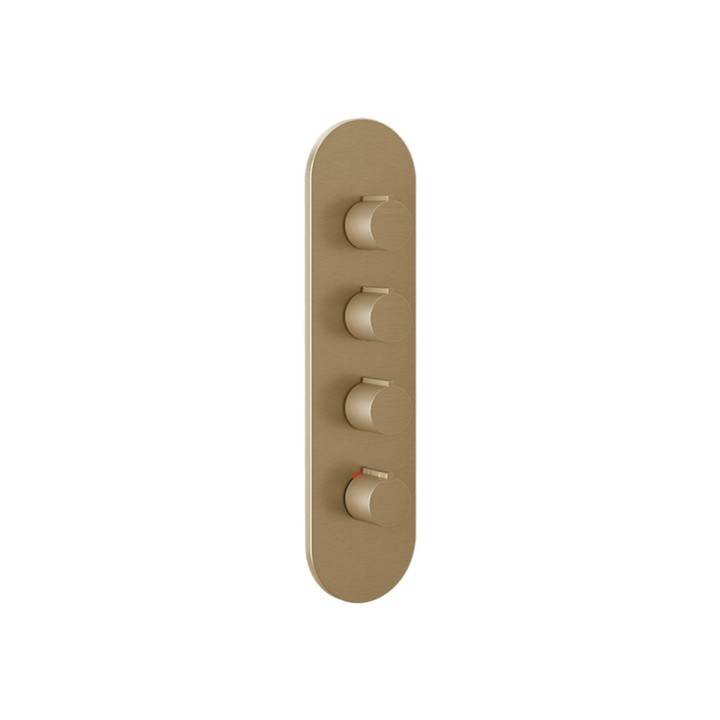 Gessi 43066 parte esterna miscelatore termostatico linea GOCCIA Gessi 43066 parte esterna miscelatore termostatico linea GOCCIA