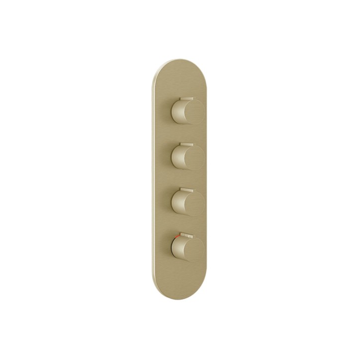 Gessi 43066 parte esterna miscelatore termostatico linea GOCCIA Gessi 43066 parte esterna miscelatore termostatico linea GOCCIA