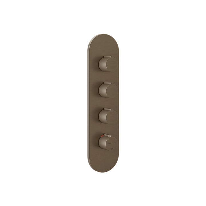 Gessi 43066 parte esterna miscelatore termostatico linea GOCCIA Gessi 43066 parte esterna miscelatore termostatico linea GOCCIA