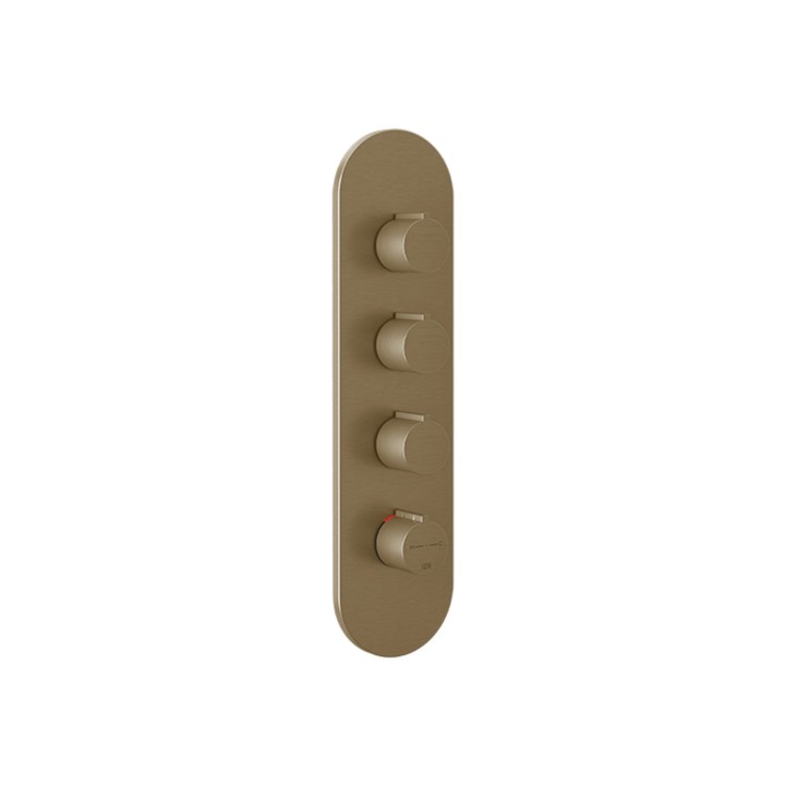 Gessi 43066 parte esterna miscelatore termostatico linea GOCCIA Gessi 43066 parte esterna miscelatore termostatico linea GOCCIA