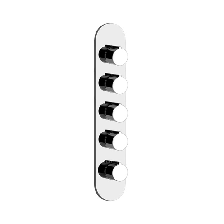 Gessi 43068 parte esterna miscelatore termostatico alta portata linea GOCCIA Gessi 43068 parte esterna miscelatore termostatico alta portata linea GOCCIA