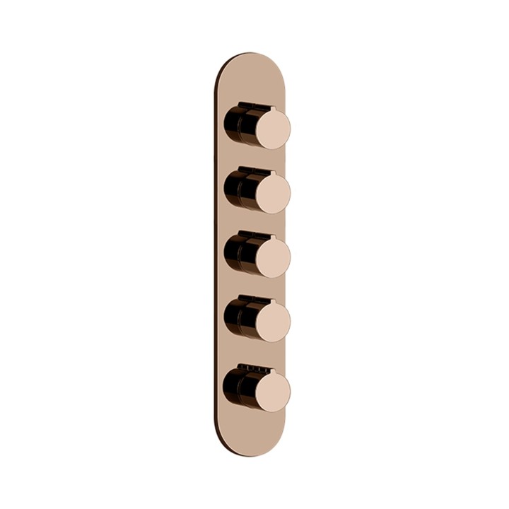 Gessi 43068 parte esterna miscelatore termostatico alta portata linea GOCCIA