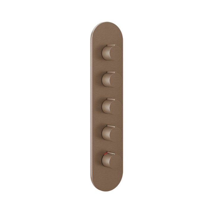 Gessi 43068 parte esterna miscelatore termostatico alta portata linea GOCCIA