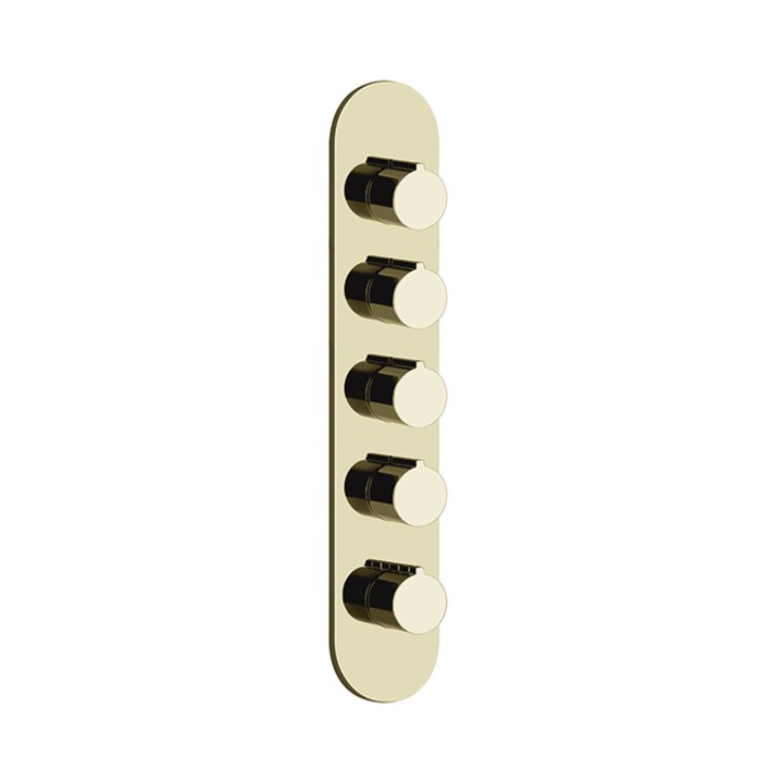 Gessi 43068 parte esterna miscelatore termostatico alta portata linea GOCCIA Gessi 43068 parte esterna miscelatore termostatico alta portata linea GOCCIA