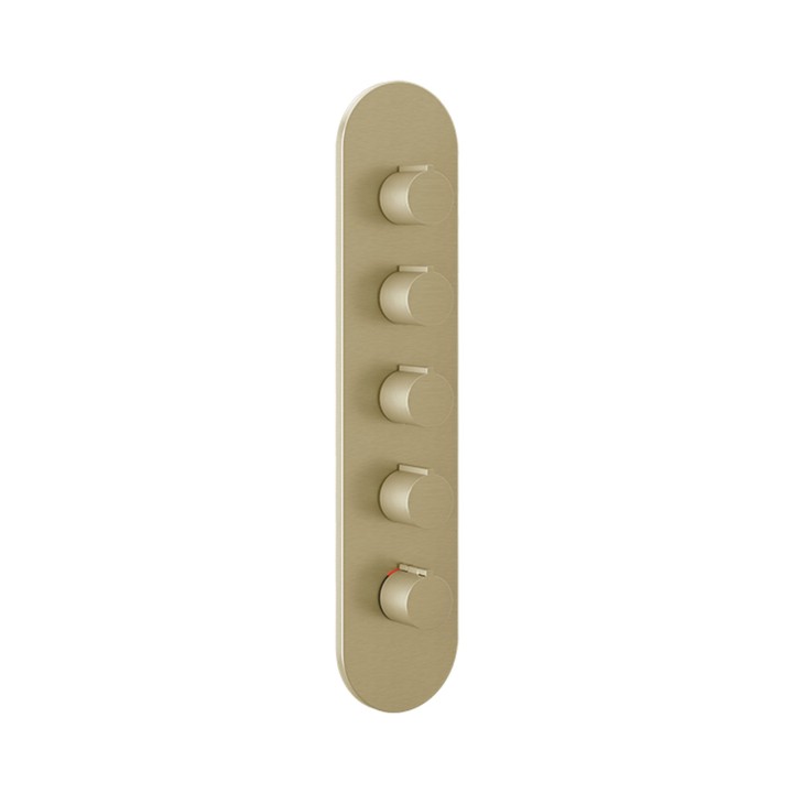 Gessi 43068 parte esterna miscelatore termostatico alta portata linea GOCCIA