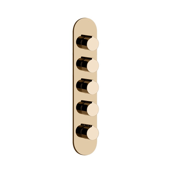 Gessi 43068 parte esterna miscelatore termostatico alta portata linea GOCCIA Gessi 43068 parte esterna miscelatore termostatico alta portata linea GOCCIA