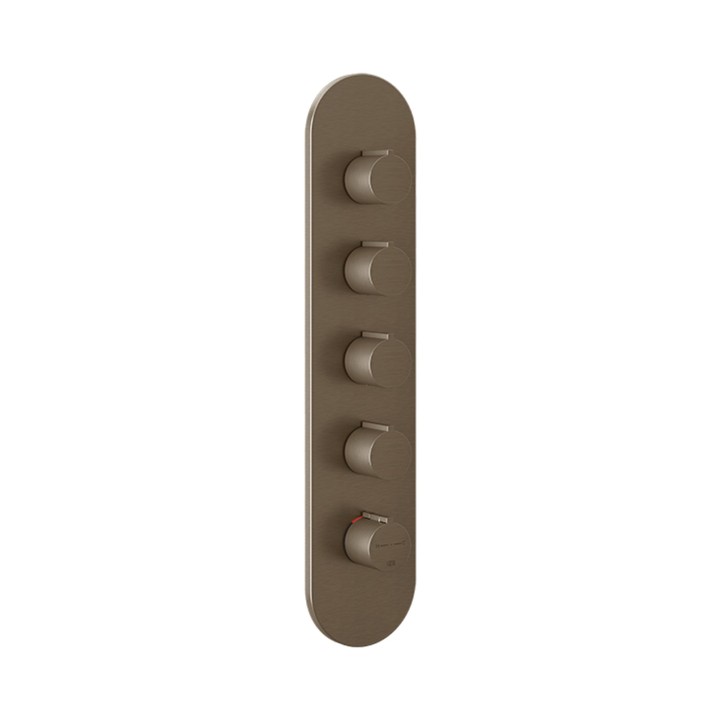 Gessi 43068 parte esterna miscelatore termostatico alta portata linea GOCCIA