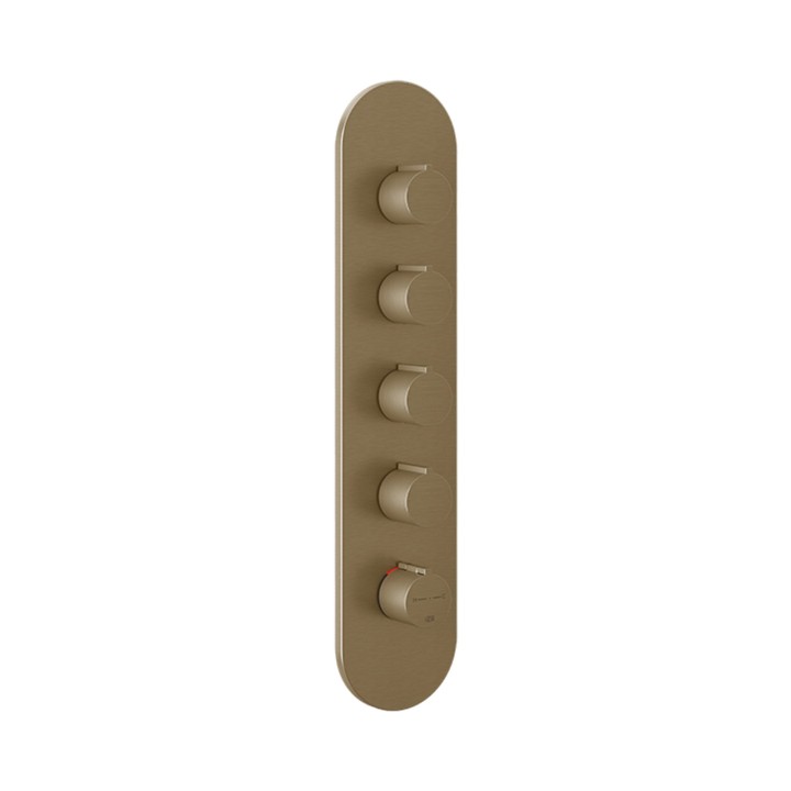 Gessi 43068 parte esterna miscelatore termostatico alta portata linea GOCCIA Gessi 43068 parte esterna miscelatore termostatico alta portata linea GOCCIA