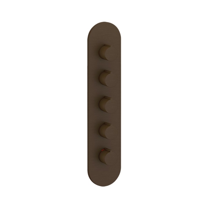 Gessi 43068 parte esterna miscelatore termostatico alta portata linea GOCCIA Gessi 43068 parte esterna miscelatore termostatico alta portata linea GOCCIA
