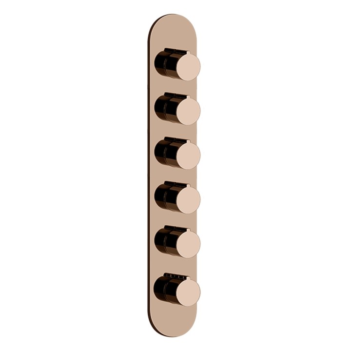 Gessi 43070 parte esterna miscelatore termostatico linea GOCCIA Gessi 43070 parte esterna miscelatore termostatico linea GOCCIA